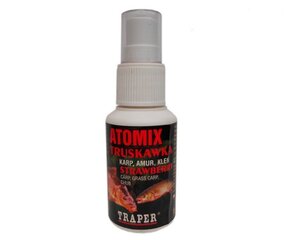 Groundsyötin lisäaine TRAPER Atomix Strawberry 50g hinta ja tiedot | Kalanrehu | hobbyhall.fi