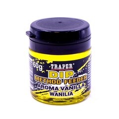 Groundsyötin lisäaine TRAPER Dip Method Feeder Vanilla 60g hinta ja tiedot | Kalanrehu | hobbyhall.fi
