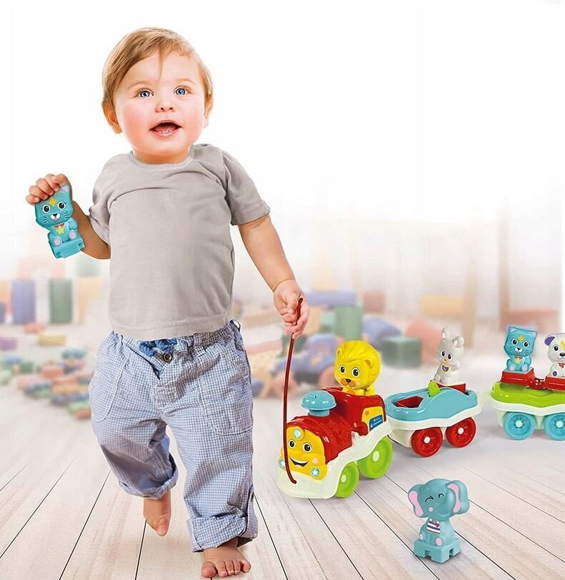 Clementoni Baby Interaktiivinen juna eläimillä hinta ja tiedot | Vauvan lelut | hobbyhall.fi