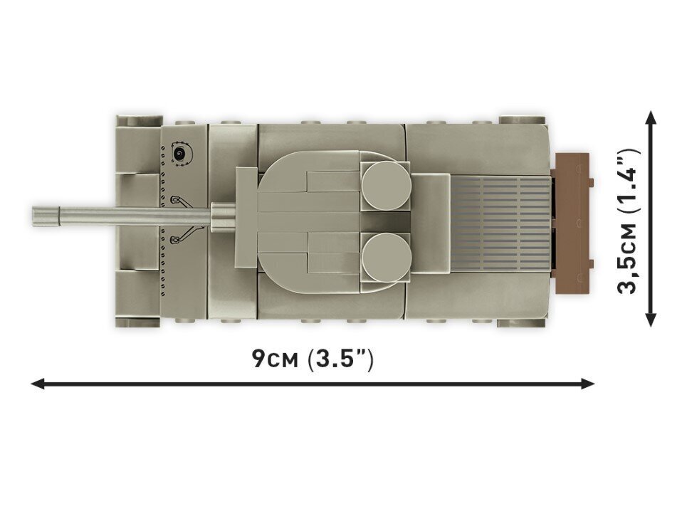 Cobi HC WWII tankki M4A3 Sherman hinta ja tiedot | LEGOT ja rakennuslelut | hobbyhall.fi