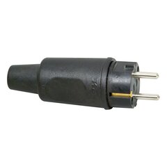 Socket plug kopp Musta IP44 16 A hinta ja tiedot | Kytkimet ja pistorasiat | hobbyhall.fi