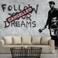 Valokuvatapetti - Dreams Cancelled (Banksy) 150x105 cm hinta ja tiedot | Valokuvatapetit | hobbyhall.fi