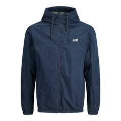 Miesten takki Jack&Jones Jjdover Hood 12223136, sininen hinta ja tiedot | Miesten ulkoilutakit | hobbyhall.fi