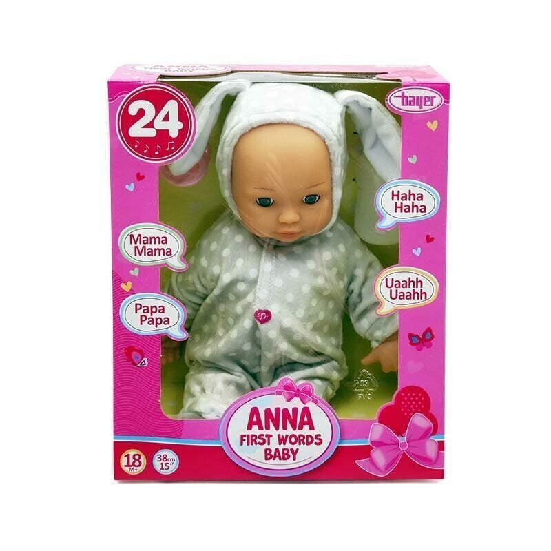 Bayer Anna ensimmäiset sanat 93822AC 14257 hinta ja tiedot | Tyttöjen lelut | hobbyhall.fi