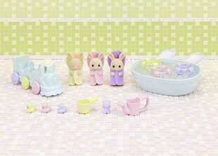 Sylvanian Families Biscuit Rabbits in the Bath -setti hinta ja tiedot | Tyttöjen lelut | hobbyhall.fi