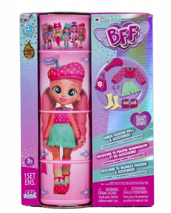 TMT Cry Babies BFF Ella-nukke S2 908352 hinta ja tiedot | Tyttöjen lelut | hobbyhall.fi