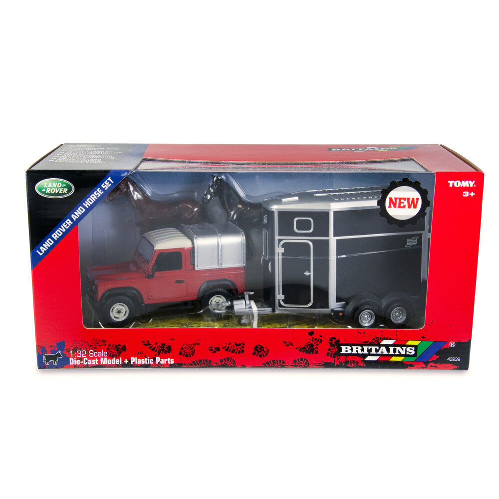 Tomy Britains Land Rover setti hinta ja tiedot | Poikien lelut | hobbyhall.fi