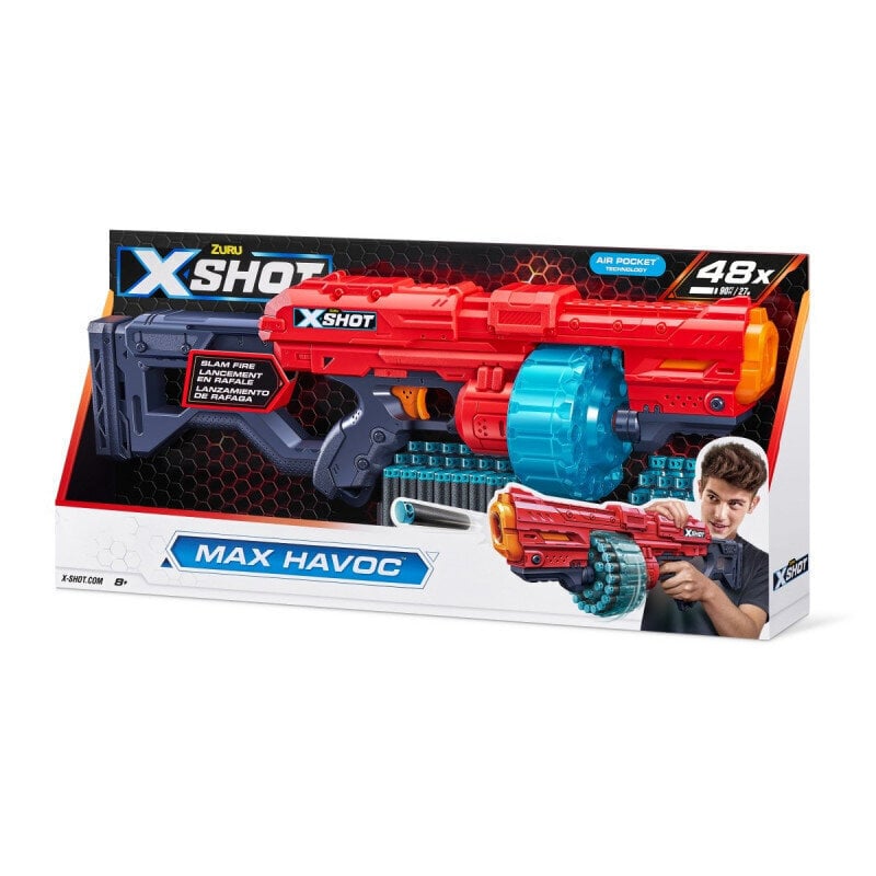 Zuru X-Shot ExcelMaxHavoc leluase hinta ja tiedot | Poikien lelut | hobbyhall.fi