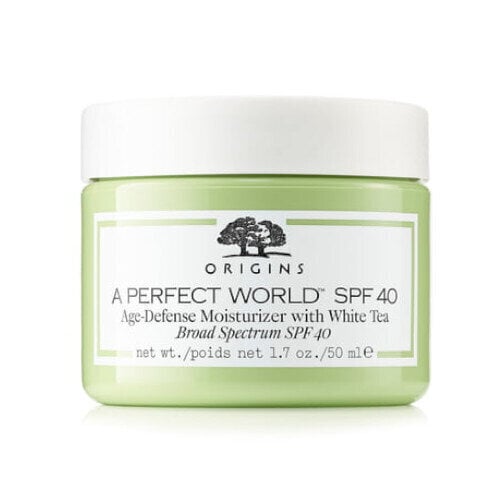 Kosteuttava kasvovoide Origins A Perfect World™ SPF 40 Age-Defense Moisturizer With White Tea, 50 ml hinta ja tiedot | Kasvovoiteet | hobbyhall.fi