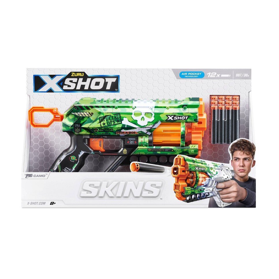 Zuru X-Shot SkinsGriefer leluase hinta ja tiedot | Poikien lelut | hobbyhall.fi