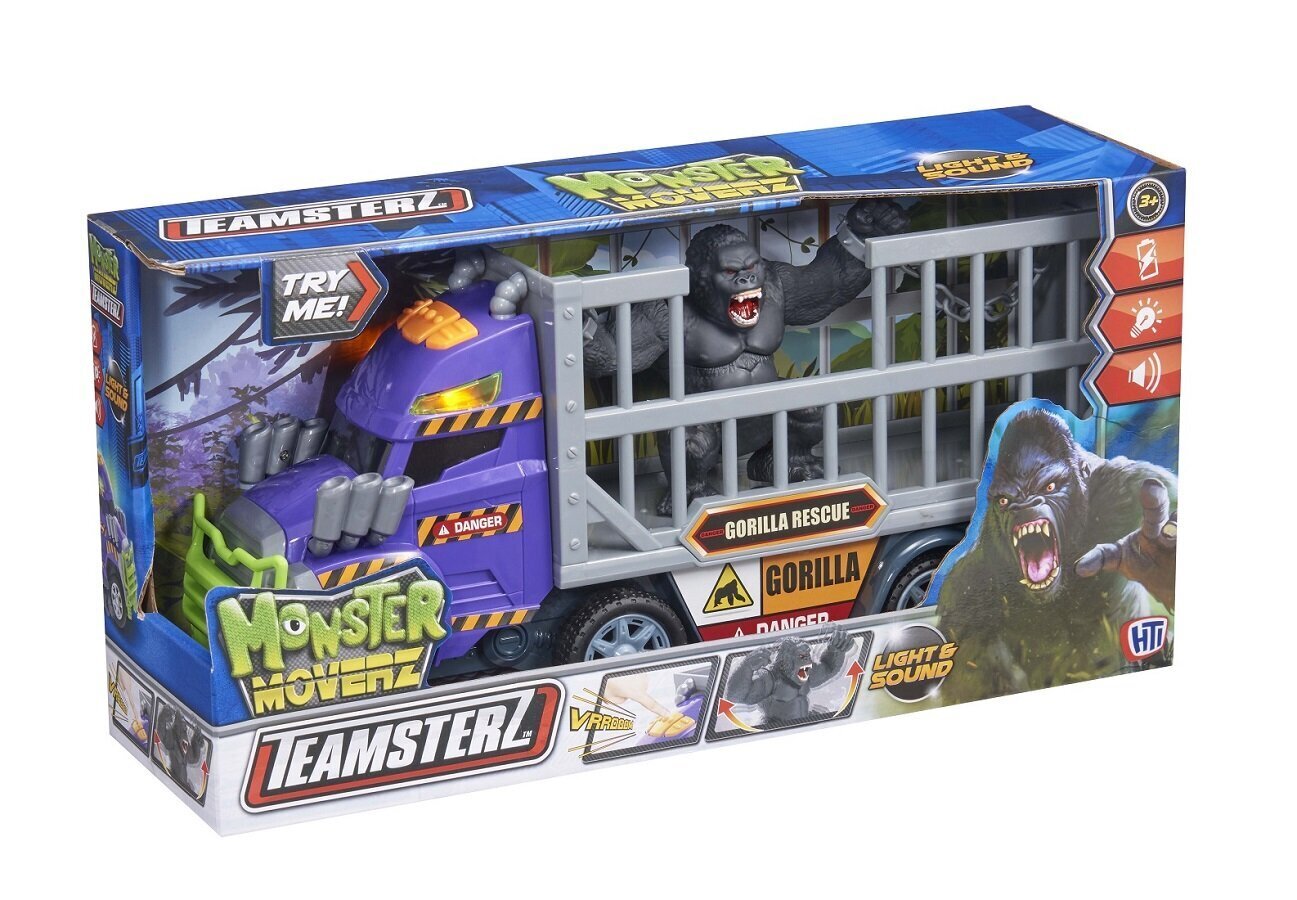 Teamsterz Monster Gorilla Transport hinta ja tiedot | Poikien lelut | hobbyhall.fi