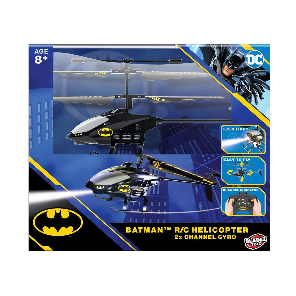 Bladez Batman RC-helikopteri BTDC-H01 56565 hinta ja tiedot | Poikien lelut | hobbyhall.fi