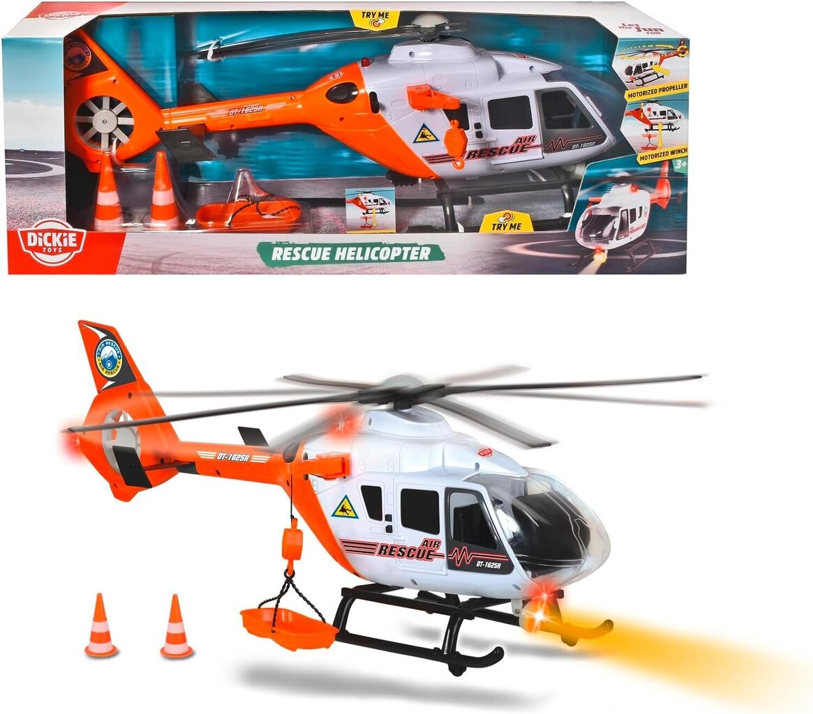 Simba Dickie heli. pelastus 64cm valo/ääni 371-9016 hinta ja tiedot | Poikien lelut | hobbyhall.fi