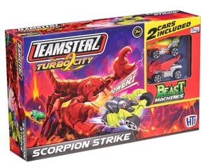 Teamsterz Scorpion Attack rata + 2 autoa hinta ja tiedot | Poikien lelut | hobbyhall.fi