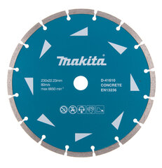 D-41610 Timanttikatkaisulaikka 230x22,23mm, segmentti Makita hinta ja tiedot | Käsityökalut | hobbyhall.fi