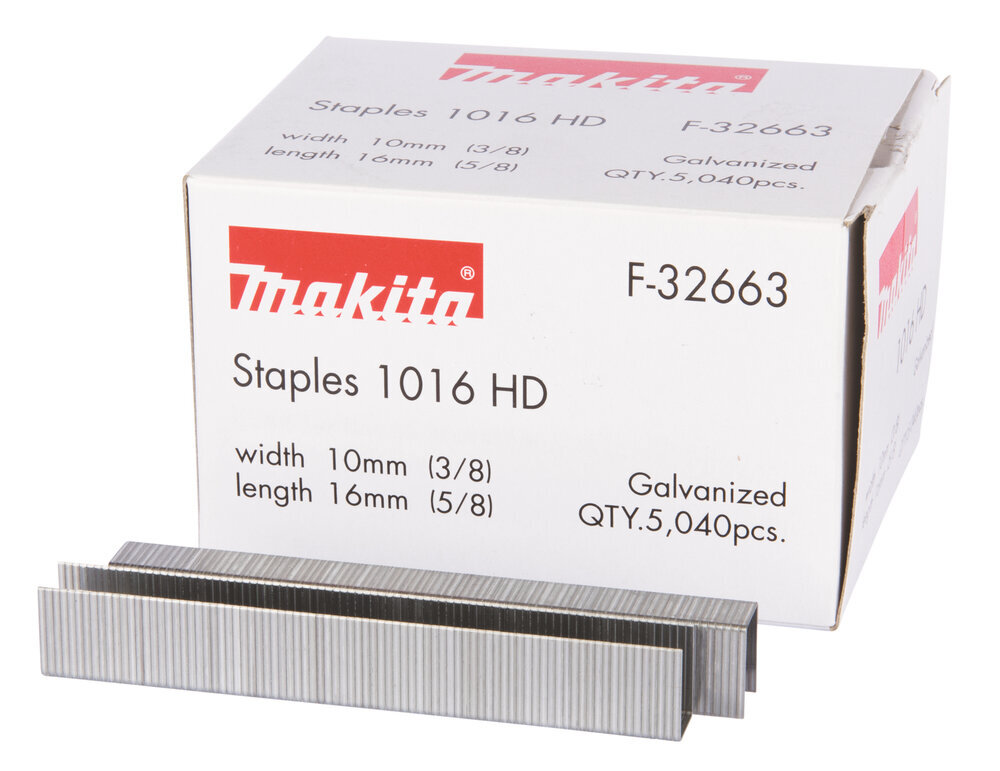 F-32663 Hakanen 10 x 16 mm, 5040 kpl Makita hinta ja tiedot | Käsityökalut | hobbyhall.fi