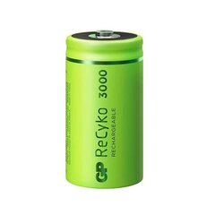 GP ReCyko akku 3000mAh C (2 akkupakettia) hinta ja tiedot | Paristot | hobbyhall.fi