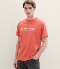 Tom Tailor Miesten T-paita 1041855*26202, koralli 4067672498067 hinta ja tiedot | Miesten T-paidat | hobbyhall.fi