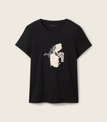 Tom Tailor naisten t-paita 1041569*14482, musta 4067672684965 hinta ja tiedot | Naisten T-paidat | hobbyhall.fi