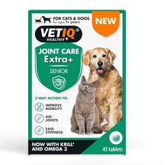 Vetiq Joint Care ravintolisä vanhemmille lemmikeille tabletteina, 45 kpl. hinta ja tiedot | Koiran terveys ja hyvinvointi | hobbyhall.fi