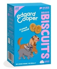 Edgard Cooper -keksit koirille lohella ja kanalla, 400 g hinta ja tiedot | Koiran herkut | hobbyhall.fi
