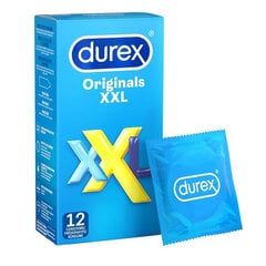 Kondomit Durex Originals XXL, 12 kpl. hinta ja tiedot | Kondomit | hobbyhall.fi