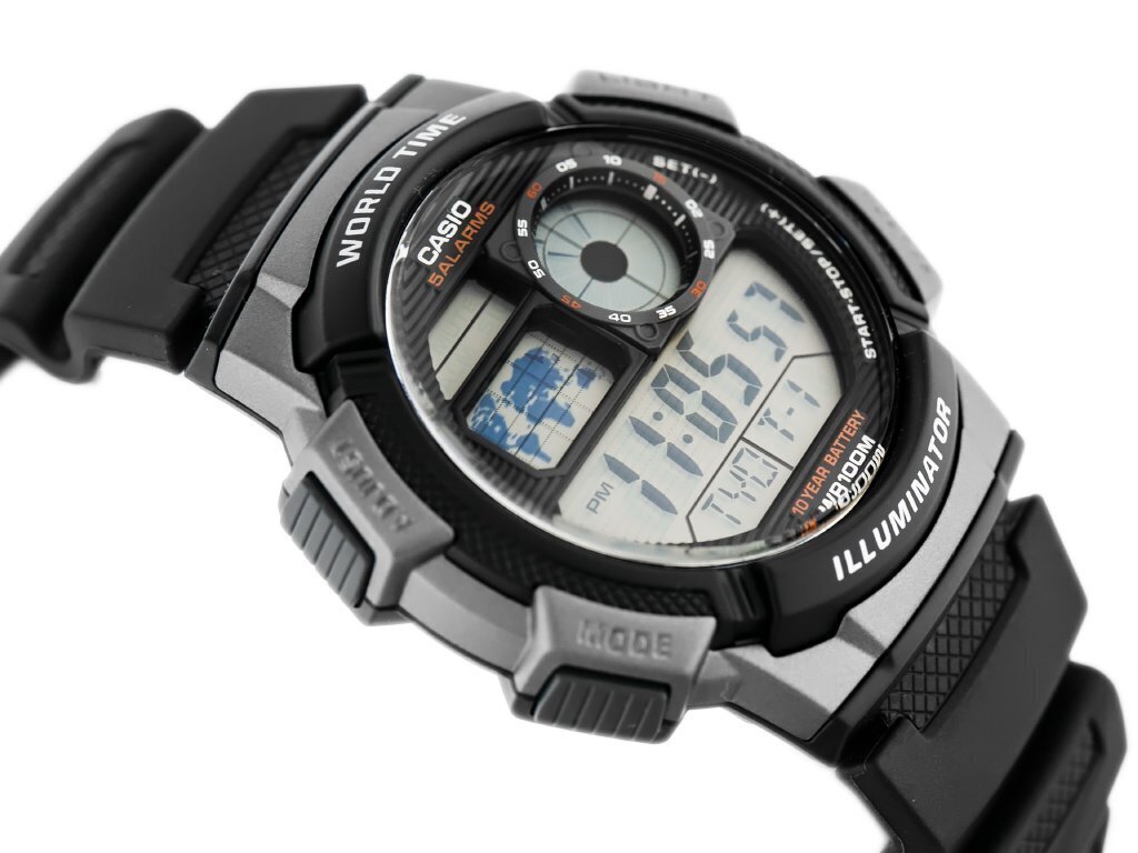 Casio miesten kello ae-1000w 1bvdf (zd073g) hinta ja tiedot | Miesten kellot | hobbyhall.fi