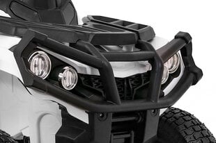 Quad ATV puhallettavilla renkailla, valkoinen hinta ja tiedot | Lasten sähköautot | hobbyhall.fi