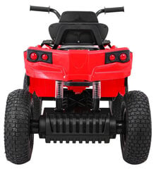 Quad ATV puhallettavilla renkailla, punainen hinta ja tiedot | Lasten sähköautot | hobbyhall.fi