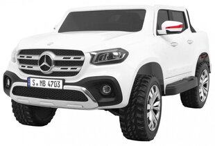 Sähköauto Mercedes Benz X-Class MP4, valkoinen hinta ja tiedot | Lasten sähköautot | hobbyhall.fi