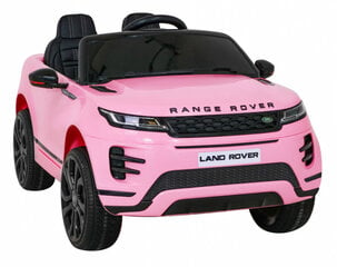 Range Rover Evoque sähkökäyttöinen yksipaikkainen, vaaleanpunainen hinta ja tiedot | Lasten sähköautot | hobbyhall.fi