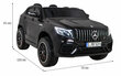 Mercedes GLC 63S sähköinen kaksipaikkainen, musta hinta ja tiedot | Lasten sähköautot | hobbyhall.fi