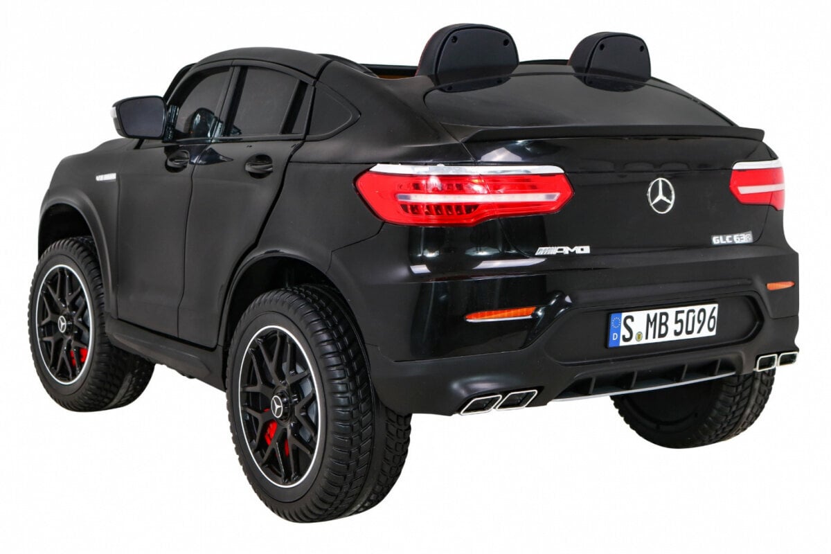 Mercedes GLC 63S sähköinen kaksipaikkainen, musta hinta ja tiedot | Lasten sähköautot | hobbyhall.fi