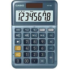 Laskin Casio MS-80E, sininen, 10 kpl hinta ja tiedot | Toimistotarvikkeet | hobbyhall.fi