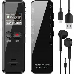 Sanelukone - MP3-soitin kuulokkeilla, 32GB hinta ja tiedot | Sanelimet | hobbyhall.fi
