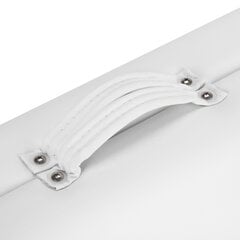 Wood komfort -2 segmentin kokoontaitettava hierontapöytä, 190x70 valkoinen hinta ja tiedot | Hierontatuotteet | hobbyhall.fi