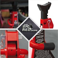 Sisäänrakennettu jakki Big Red 6t 2 kpl hinta ja tiedot | Big Red Muut autoilun lisätarvikkeet | hobbyhall.fi