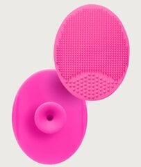 Silikoniharja kasvojen puhdistamiseen, Electronics LV-1058, vaaleanpunainen, 1 kpl hinta ja tiedot | Kasvojen puhdistus- ja hierontalaitteet | hobbyhall.fi