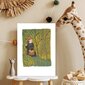 Maalaus kankaalle, Girl In The Woods - Emartworks hinta ja tiedot | Taulut | hobbyhall.fi