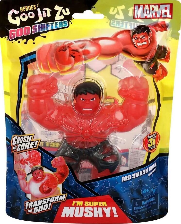 TMT GooJitZu figuuri MarvelGoo ShiftersHero Red hinta ja tiedot | Poikien lelut | hobbyhall.fi