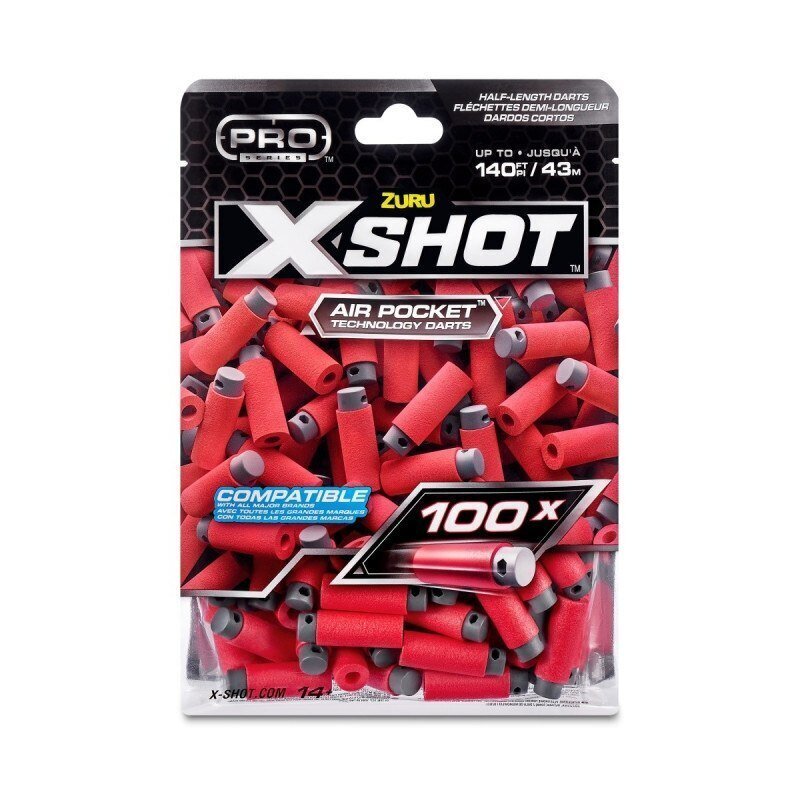 Zuru X-Shot Pro Series 1 100 laukauksen sarja hinta ja tiedot | Poikien lelut | hobbyhall.fi