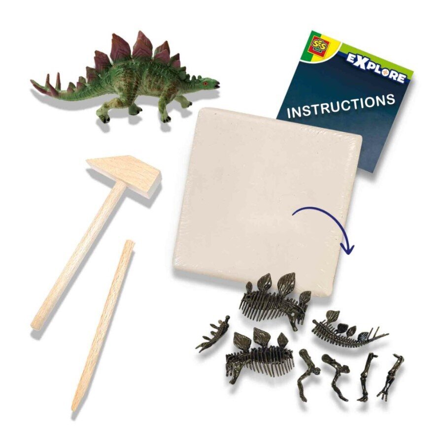 SES Dinosaur Fossil 2in1 Stegosaurus 25094 50942 hinta ja tiedot | Poikien lelut | hobbyhall.fi