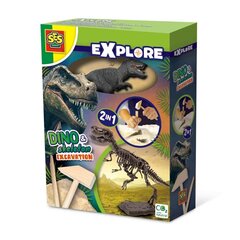 SES Dinosaur Fossil 2in1 Trex 25092 50928 hinta ja tiedot | Poikien lelut | hobbyhall.fi