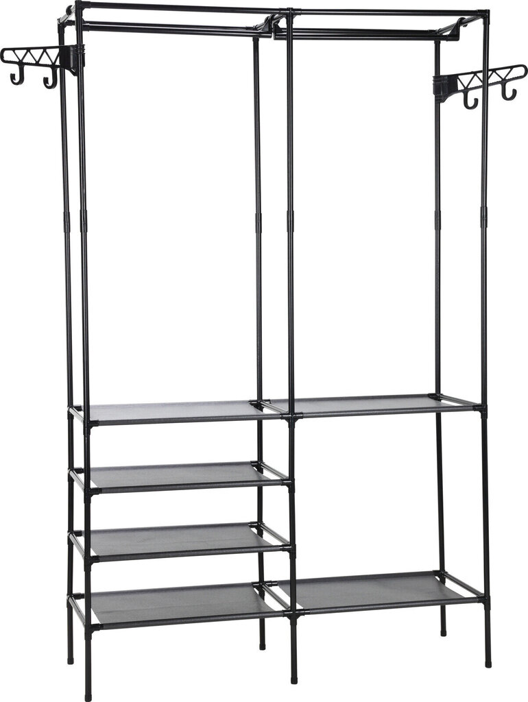 Drabužių kabykla Storage Solutions, juoda hinta ja tiedot | Naulakot | hobbyhall.fi