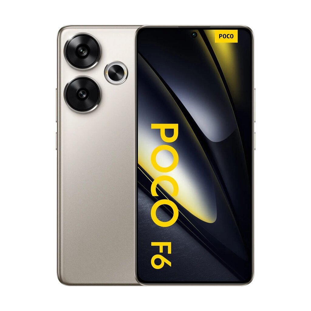 POCO F6 5G 12/512GB Titanium hinta ja tiedot | Matkapuhelimet | hobbyhall.fi