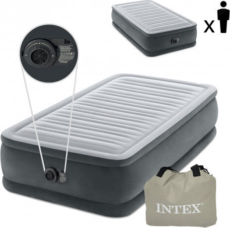 Ilmatäytteinen patja Intex 64412ND, 191 x 99 x 46 cm, sähköpumpulla hinta ja tiedot | Ilmapatjat | hobbyhall.fi