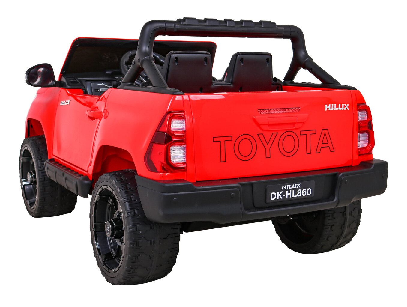 Toyota Hilux sähköauto lapsille, punainen hinta ja tiedot | Lasten sähköautot | hobbyhall.fi