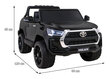 Toyota Hilux sähköauto lapsille, musta hinta ja tiedot | Lasten sähköautot | hobbyhall.fi