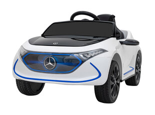 Yksittäinen sähköauto lapsille Mercedes Benz AMG EQA, valkoinen hinta ja tiedot | Lasten sähköautot | hobbyhall.fi