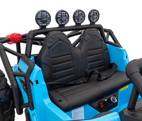 Kaksoissähköinen lastenvaunu Auto Buggy Racing 5, 24V, sininen hinta ja tiedot | Lasten sähköautot | hobbyhall.fi